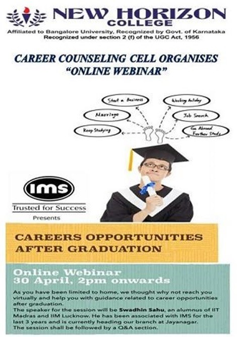 Webinar on Career Oppurtunities after Graduation