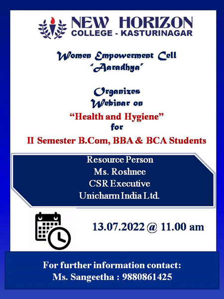 Workshop on Health and Hygiene at NHCK