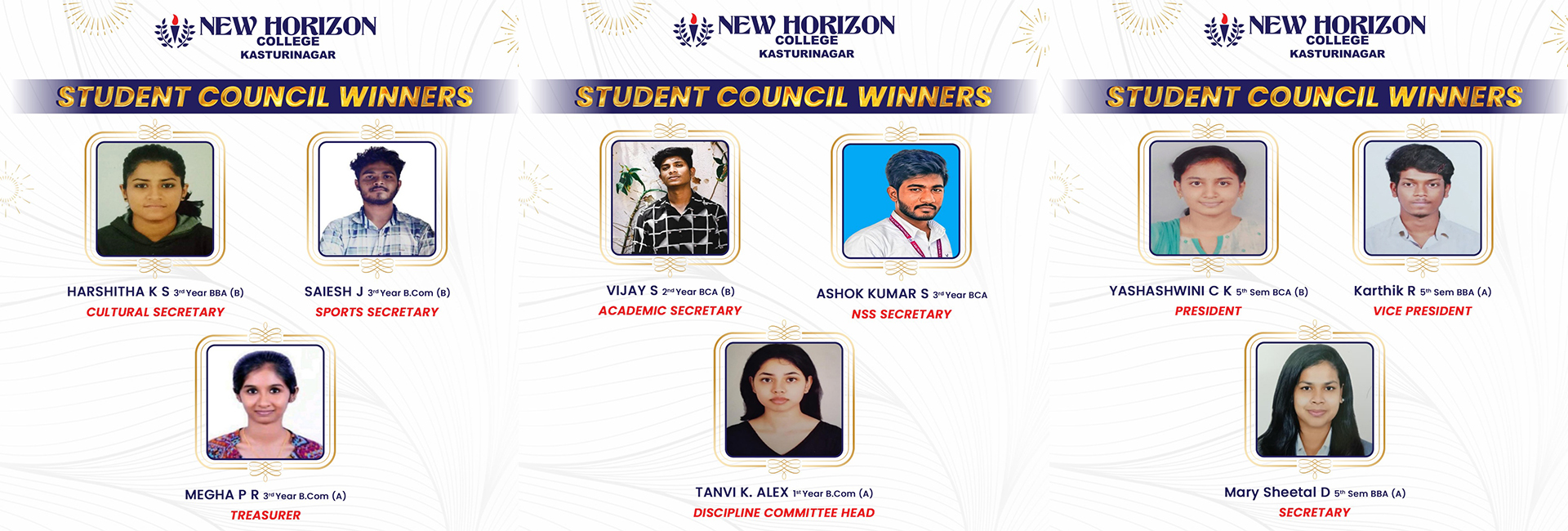 Students of NHC Kasturinagar