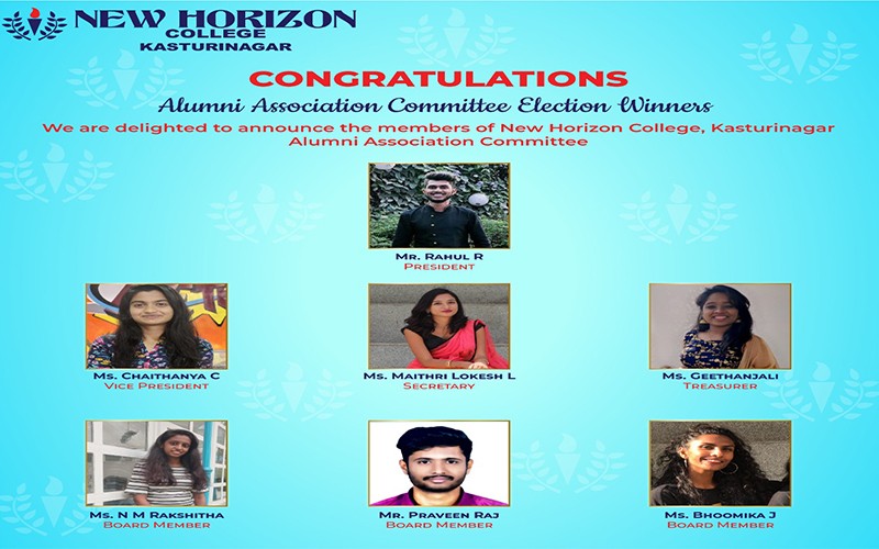 Alumni of New Horizon College Kasturinagar