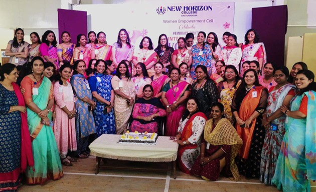 Women's Day 2023 Celebration in Campus - New Horizon College, Kasturinagar