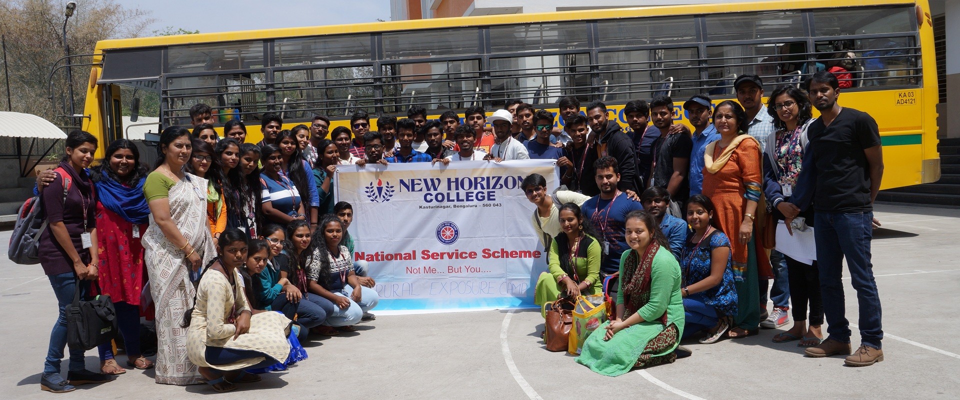 NSS students took off for their ‘ANNUAL RURAL EXPOSURE CAMP’ on 12th March 2018.