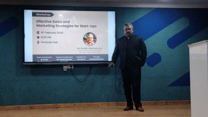 Workshop on Effective Sales and Marketing 1