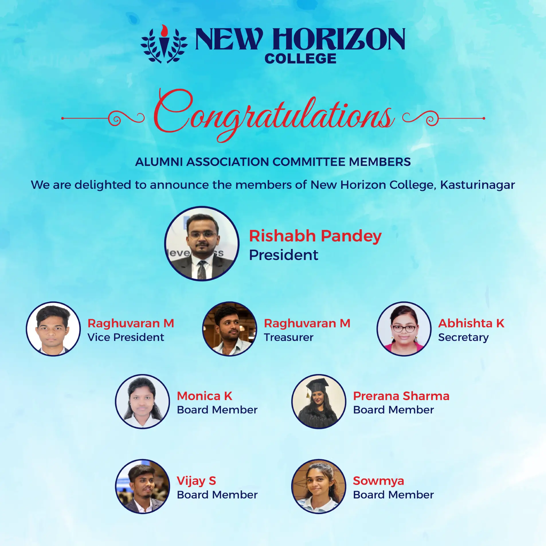 Alumni Association members NHCK