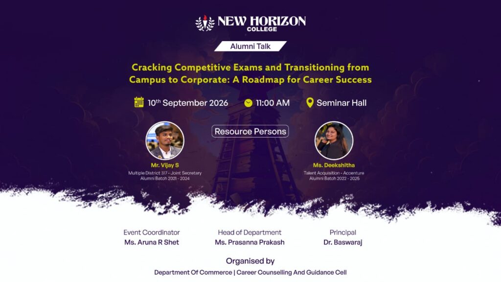 alumni talk poster